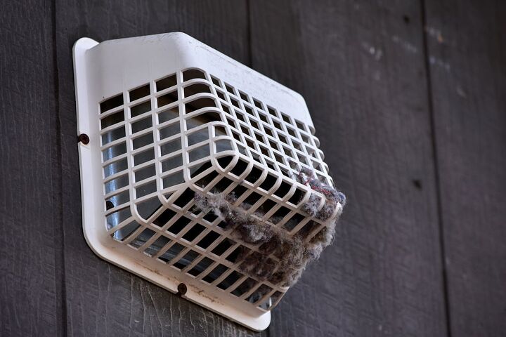 how to catch lint from an outdoor dryer vent do this