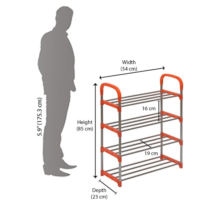 Standard Shoe Rack Dimensions (with Drawings) | Upgradedhome.com
