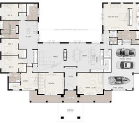 U-Shaped House Plans (With Drawings) | Upgradedhome.Com