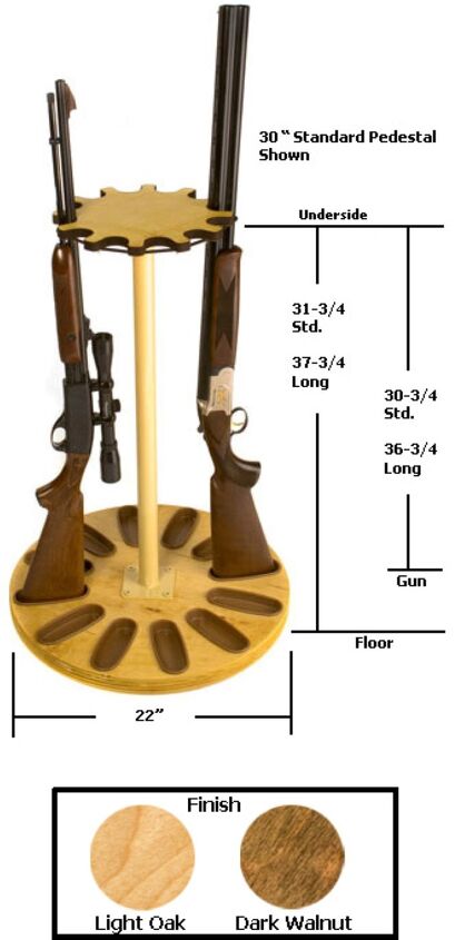 Standard Gun Rack Plans (with Drawings) | Upgradedhome.com