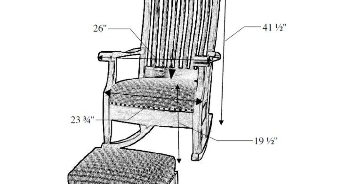 Baby Rocking Chair Size Rocking Chair Dimensions (with Drawings) | Upgradedhome.com