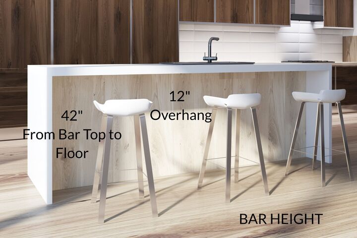 Bar Stool Height Kitchen Breakfast Counter Dimensions Breakfast