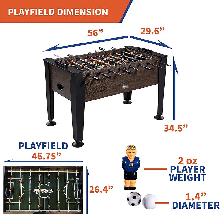 Standard Foosball Table Dimensions with Pictures Upgradedhome Standard Foosball Table Dimensions with Pictures Upgradedhome