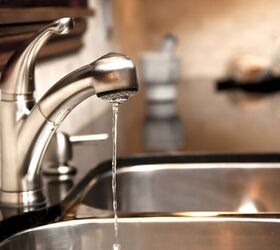 what causes low water pressure at a kitchen sink