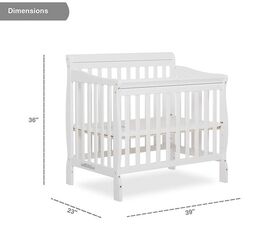 Standard crib clearance height