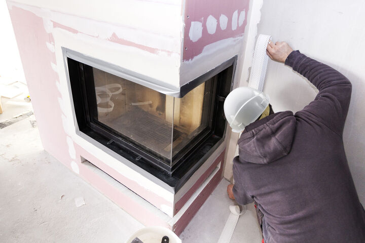 can you drywall around a gas fireplace find out now
