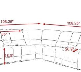 Sectional Sofa Dimensions With