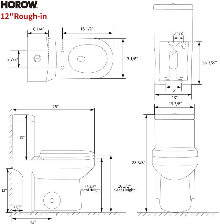 Dimensions How To Measure A Toilet at Aaron Levine blog