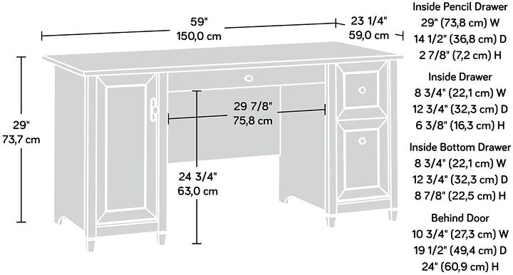 Standard Computer Desk Dimensions (with Photos) | Upgradedhome.com