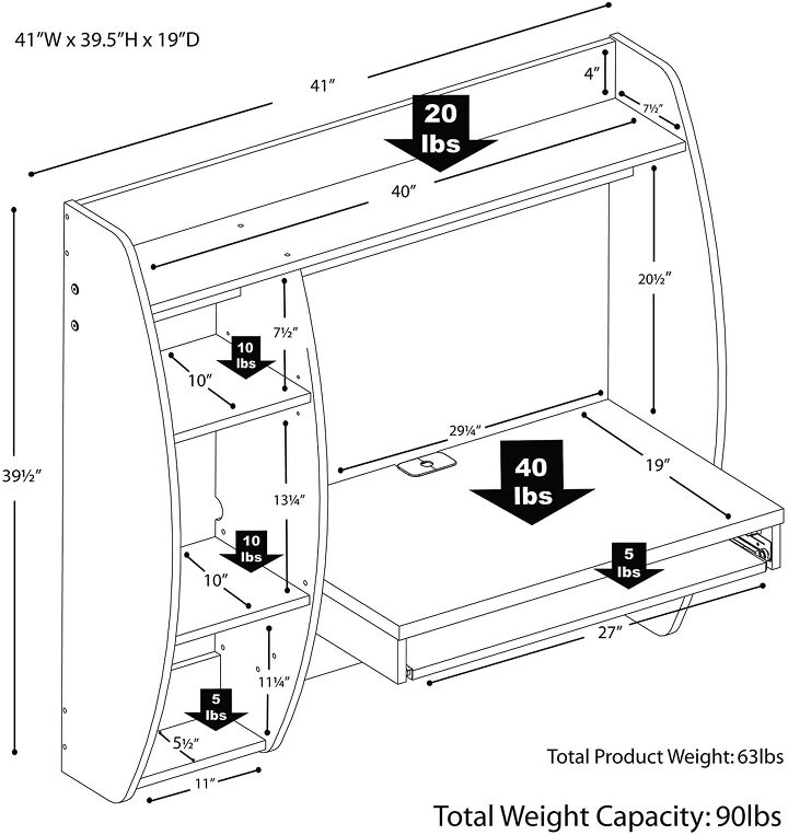 Standard Computer Desk Dimensions (with Photos) | Upgradedhome.com