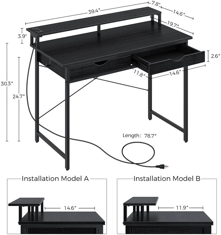 Standard Computer Desk Dimensions (with Photos) | Upgradedhome.com