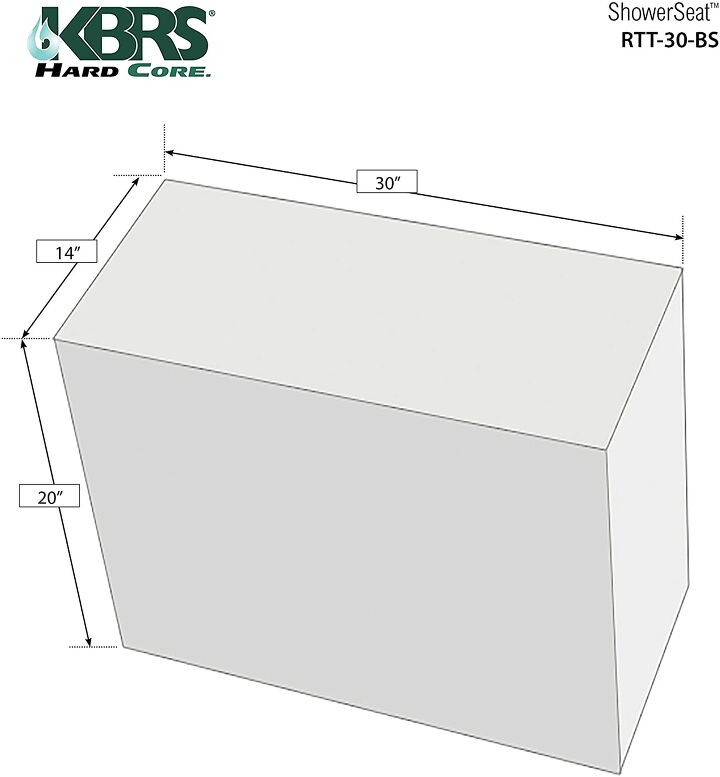 Shower Bench Dimensions (with Drawings) | Upgradedhome.com