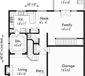 Source: "Two-Story 40' x 40' House: Plan 10012" by Houseplans.pro (First Floor)