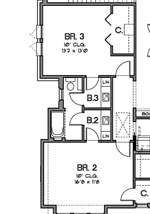 "Modified Jack and Jill Bathroom" by Houseplans.com