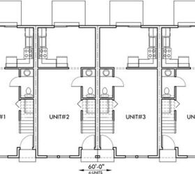 Source: "4-Plex Plans: F-552" by houseplans.pro