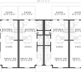 Source: "Donoho Place Two-Story Fourplex: HOUSE PLAN #592-055D-0401" by Houseplansandmore.com
