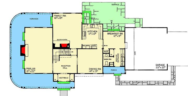 "Plan 81027W Gothic Victorian Style House Plan" by Architectural Designs