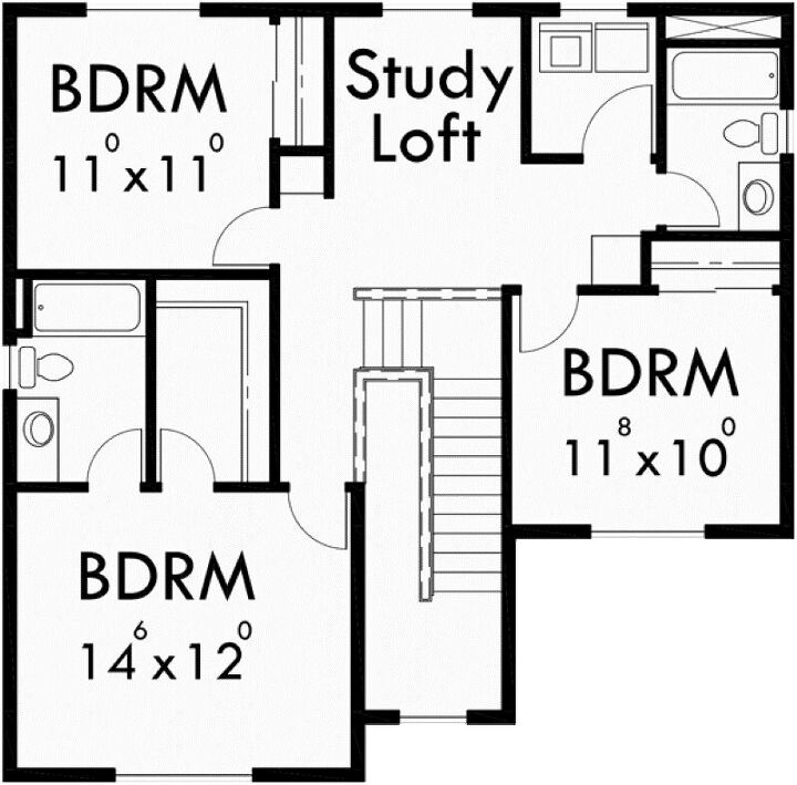 Source: "Plan 10094" by Houseplans.pro (Upper Floor)