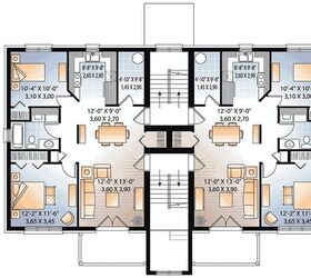 "6-Unit Modern Multi-Family Home Plan" by Architectural Designs House Plans