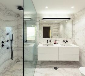 how much does a marble bathroom cost