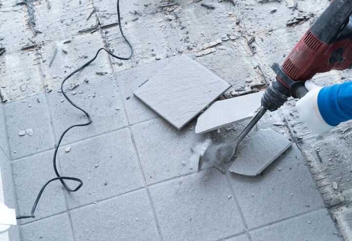 how much does it cost to remove tile floor