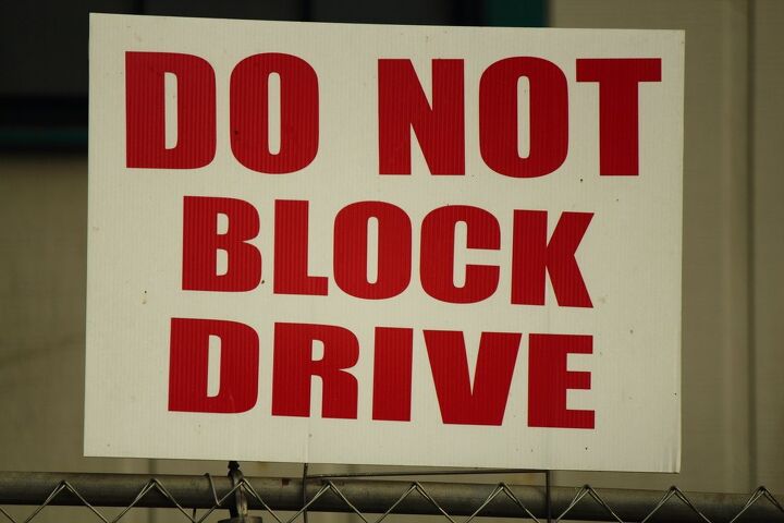 what is considered blocking a driveway find out now