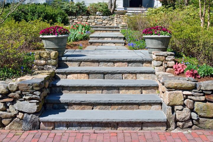 how much do stone slab steps treads cost