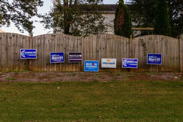 can a landlord take down your political sign find out now