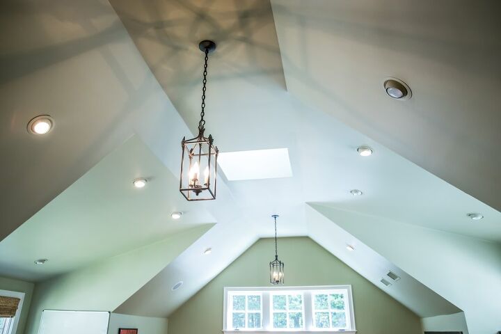 can you put a flush mount light on a sloped ceiling