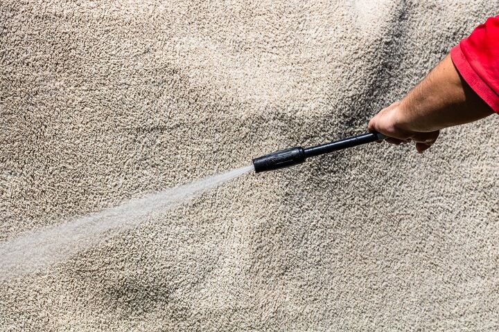 can you power wash a rug find out now