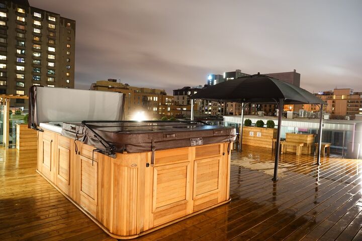 can you put a hot tub on a rooftop deck find out now