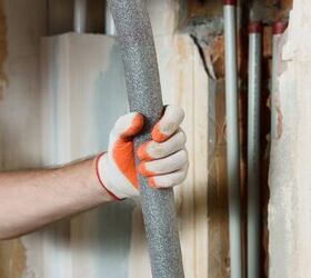 can you put insulation around hot water pipes