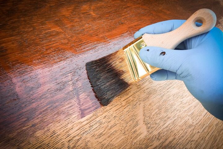 can you stain over danish oil