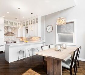 what color kitchen table with white cabinets