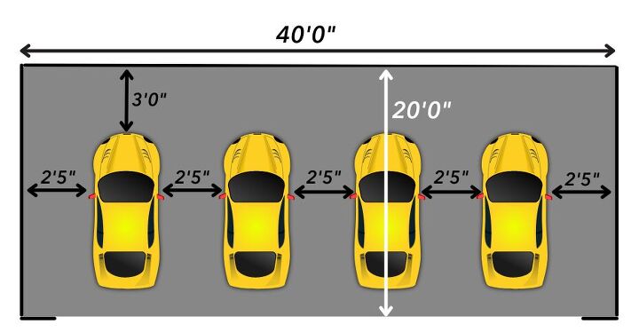 4 car garage dimensions with drawings