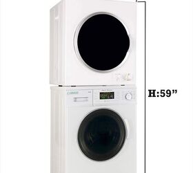 Stackable Washer & Dryer Dimensions (with Drawings)