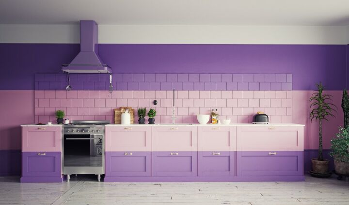 What Color Sheer Kitchen Curtains Go With Mauve Color Countertops?