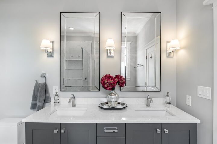 bathroom double vanity dimensions with drawings