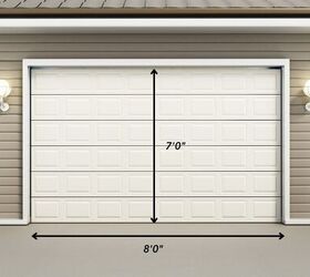 garage door dimensional drawings