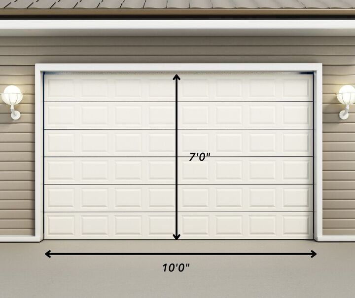 standard garage door dimensions with drawings