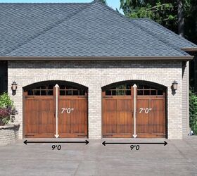 standard garage door dimensions with drawings
