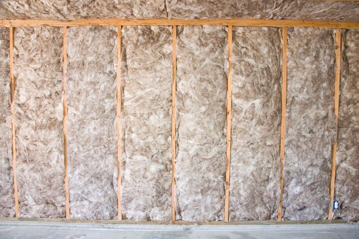A well-insulated garage in a residential home in the US