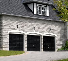 are black garage doors a bad idea