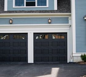 are black garage doors a bad idea
