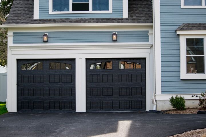 are black garage doors a bad idea