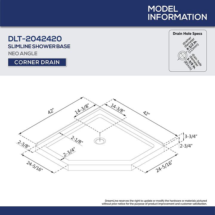Standard Shower Pan Sizes (With Drawings)