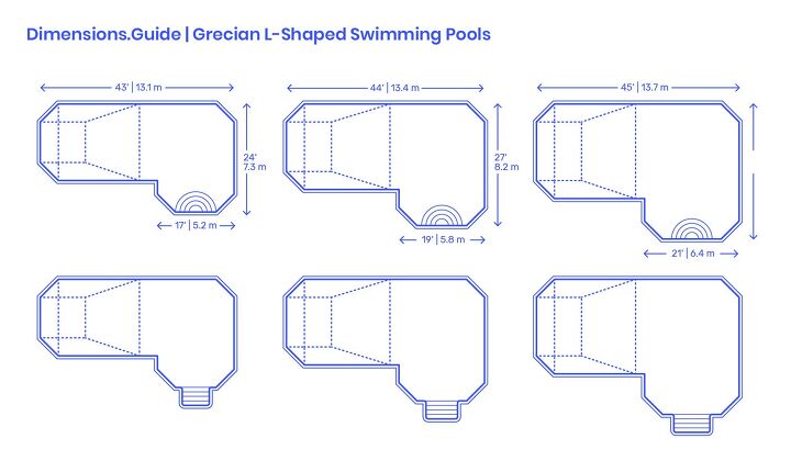 Regular Pool Size Standard Inground Pool Sizes (With Drawings) | Upgradedhome.com