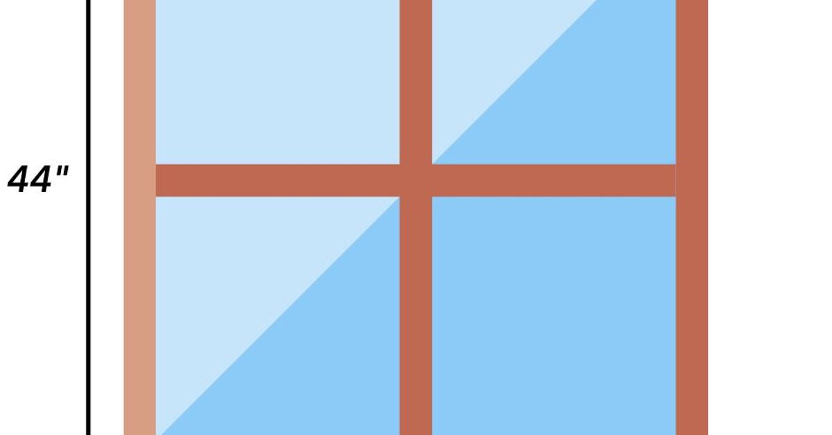Standard Double Hung Window Sizes (with Drawings) | Upgradedhome.com