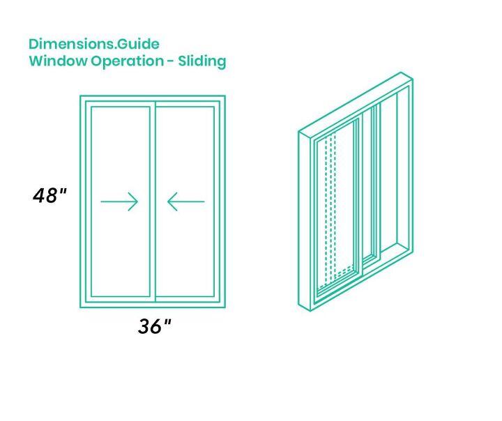 Standard Sliding Window Sizes (With Drawings) | Upgradedhome.com