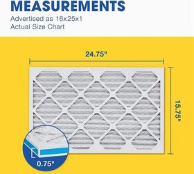 Standard Furnace Filter Sizes With Drawings 8770